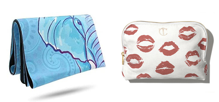 سجادة يوغا وحقيبة مكياج